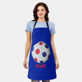 Haiti Soccer Schürze (Getragen)