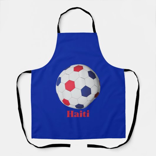 Haiti Soccer Schürze (Vorderseite)