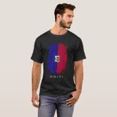Haiti Souvenir Design - Länderflagge Haiti T-Shirt (Vorne ganz)