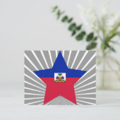 Haiti Star Postkarte (Stehend Vorderseite)