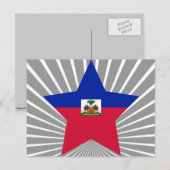 Haiti Star Postkarte (Vorne/Hinten)