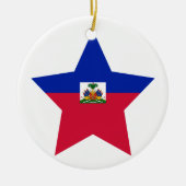 Haiti-Stern Keramikornament (Vorne)