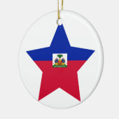 Haiti-Stern Keramikornament (Links)