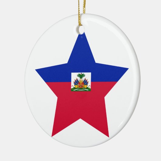 Haiti-Stern Keramikornament (Links)