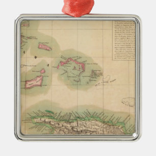 Haiti und Dominikanische Republik - SEP 68 Ornament Aus Metall