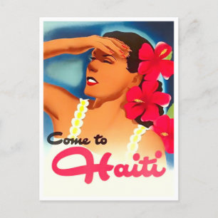 Haiti Vintage-Reisepostkarte Postkarte