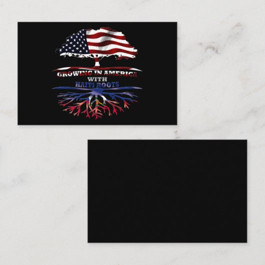 Haiti Visitenkarte (Vorne/Hinten)