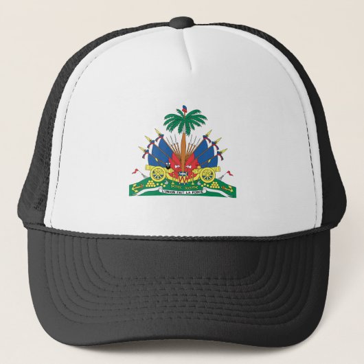 HAITI-WAPPEN TRUCKERKAPPE (Vorderseite)