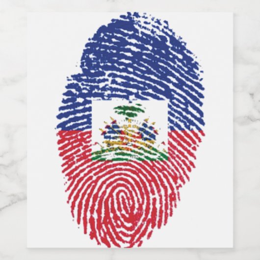 Haiti Weinetikett (Einzelnes Label)