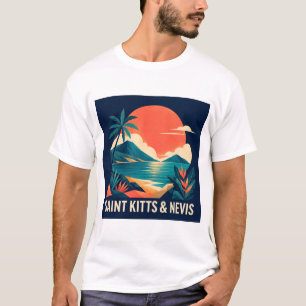 Haiti Zeitgenössisches karibisches Collage-T-Shirt T-Shirt