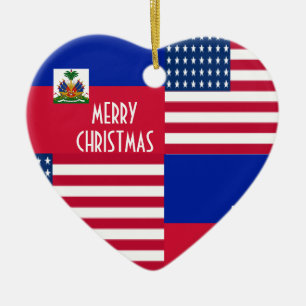 HAITIAN-AMERIKANER KERAMIKORNAMENT