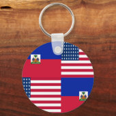 HAITIAN-AMERIKANER SCHLÜSSELANHÄNGER (Vorderseite)
