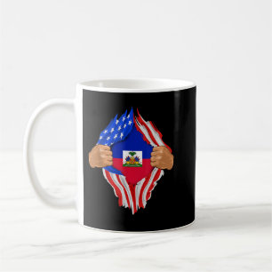 Haitian Blood Inside Me Haiti Flaggengeschenk Kaffeetasse
