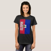 Haitian Flag Haiti  2 T-Shirt (Vorne ganz)