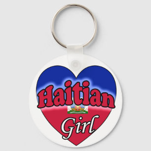 Haitian Girl Schlüsselanhänger
