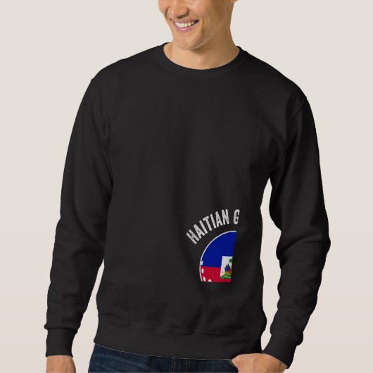 Haitian Grandpas Are The Best By Par Golf Grandad Sweatshirt (Vorderseite)