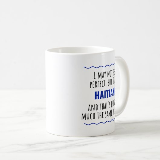 Haitian Haiti Gift Idea Coffee Mug Kaffeetasse (VorderseiteRechts)