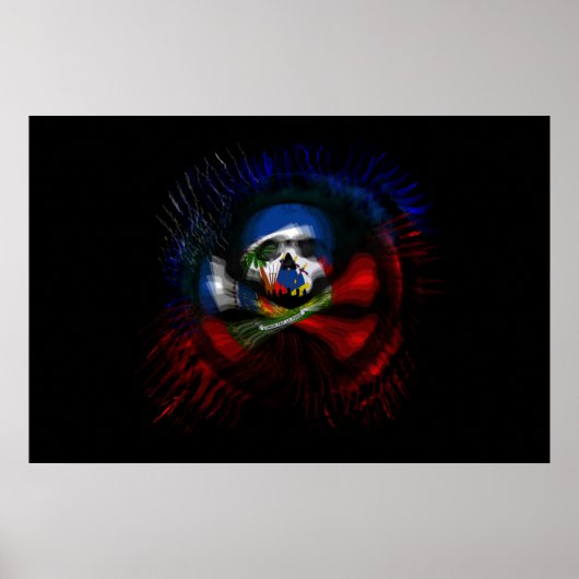 Haitian Pirate Flag Poster (Vorne)