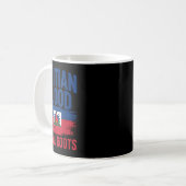 Haitian Roots Haiti-Flaggentag Kaffeetasse (Vorderseite Links)