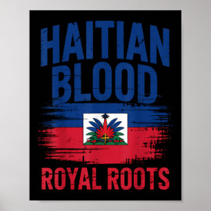 Haitian Roots Haiti-Flaggentag  Poster