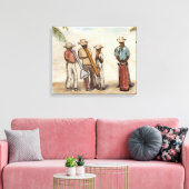 Haitian Street Musicians Leinwanddruck (Insitu (Wohnzimmer))