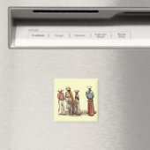 Haitian Street Musicians Magnet (In Situ (Geschirrspüler))