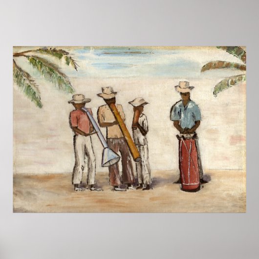 Haitian Street Musicians Poster (Vorne)