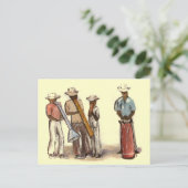 Haitian Street Musicians Postkarte (Stehend Vorderseite)