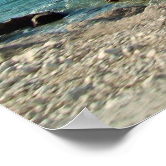 Haitian Waters Poster (Ecke)