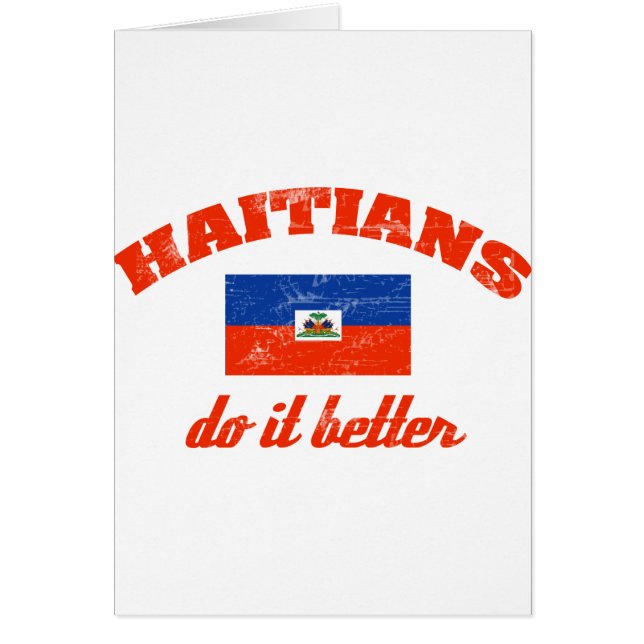 Haitianer verbessert es (Vorne)