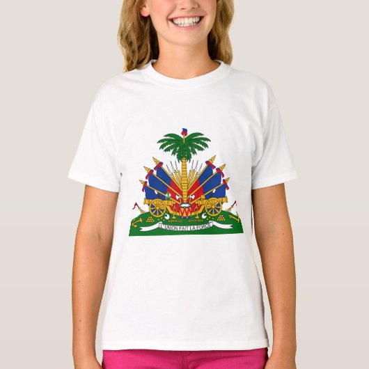 Haitianer - Wappen Sweatshirt T-Shirt (Vorderseite)