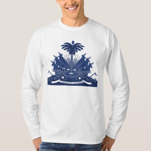 Haitianer - Wappen Sweatshirt T-Shirt (Vorderseite)