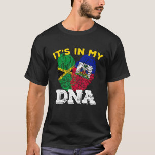 Haitianisch-Jamaika Combo-Flagge T-Shirt