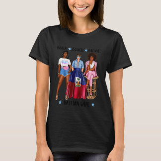 Haitianische Ehefrau aus Haiti Ehepartnerin Patrio T-Shirt