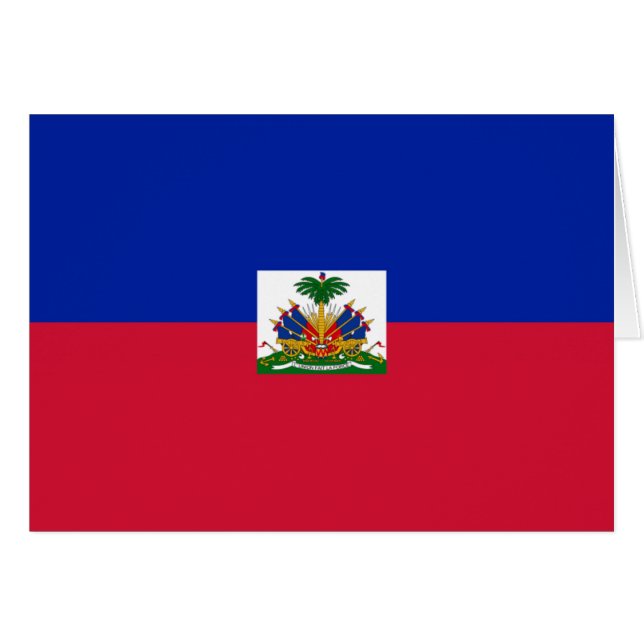 Haitianische Flagge (Vorderseite (Horizontal))