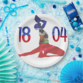 Haitianische Flagge 1804 Neg Mawon | Unabhängigkei Pappteller (Party)