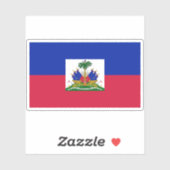 Haitianische Flagge Aufkleber (Blatt)