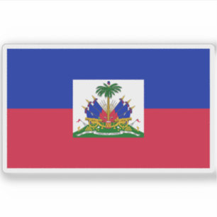 Haitianische Flagge Aufkleber