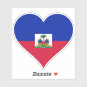 Haitianische Flagge Aufkleber (Blatt)