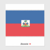 Haitianische Flagge Aufkleber (Blatt)
