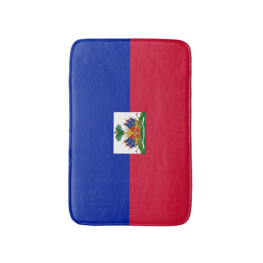 Haitianische Flagge Badematte (Vorderseite Vertikal)
