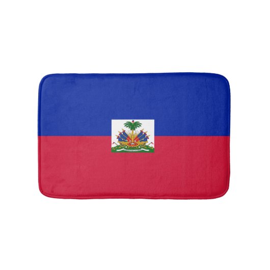 Haitianische Flagge Badematte (Vorderseite)