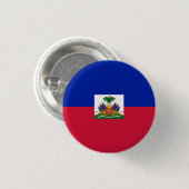 Haitianische Flagge, Flagge Haitis Button (Vorne & Hinten)