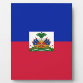 Haitianische Flagge Fotoplatte (Vorderseite)