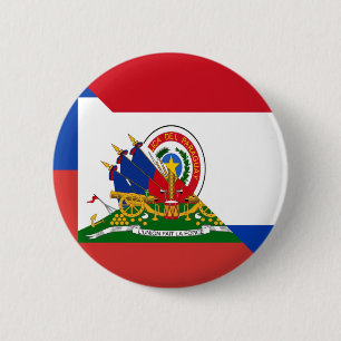 Haitianische Flagge Haiti Paraguay Button