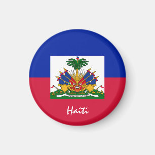 Haitianische Flagge & Haiti - Reisen, Urlaub/Sport Magnet