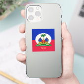 Haitianische Flagge & Haitianische Aufkleber, Land Aufkleber (Telefon)