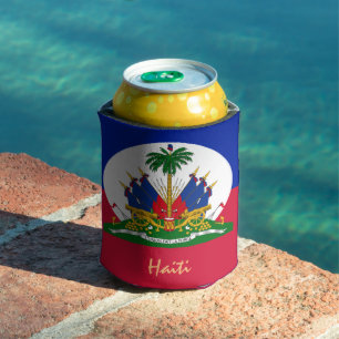 Haitianische Flagge & Haitianisches Party, Grill/S Dosenkühler