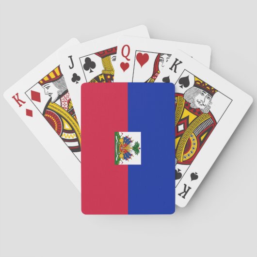 (Haitianische) Flagge Haitis Spielkarten (Rückseite)