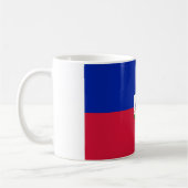 Haitianische Flagge Kaffeetasse (Links)